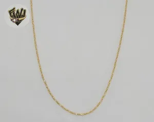 (1-1613) Gold Laminate - 0.8mm Alternative Link Chain - BGF