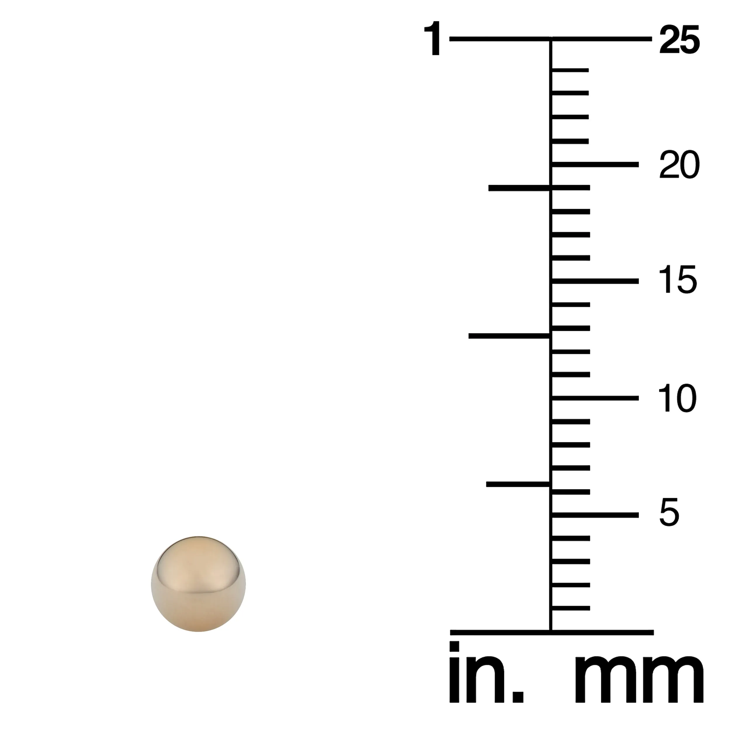 10k Yellow Gold High Polish 4mm Stud Ball Earrings