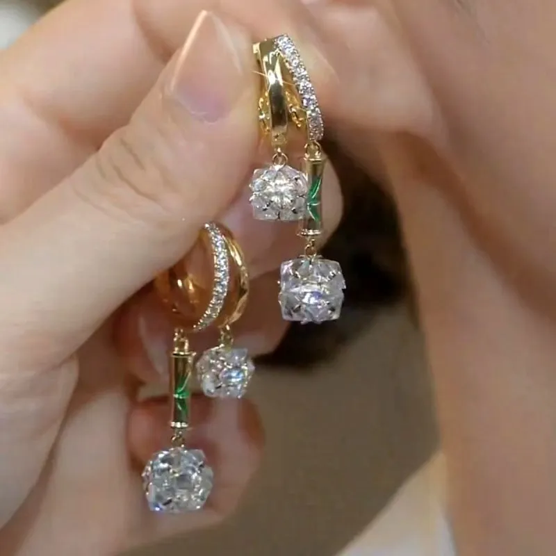 14k Gold-Plated Luxury And Versatile Earrings