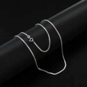 925 Sterling Silver Unisex beach wear gifting jewelery Neck Chain 18"