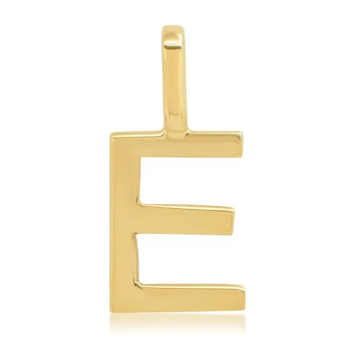 Alphabet Letter Pendant // 10K Solid Gold (11% OFF)