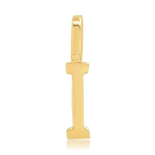 Alphabet Letter Pendant // 10K Solid Gold (11% OFF)
