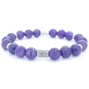 AMETHYST BEADED BRACELET - LUCID COLLECTION