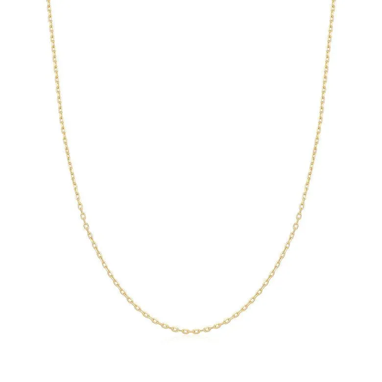 Ania Haie Gold Mini Link Charm Chain Necklace
