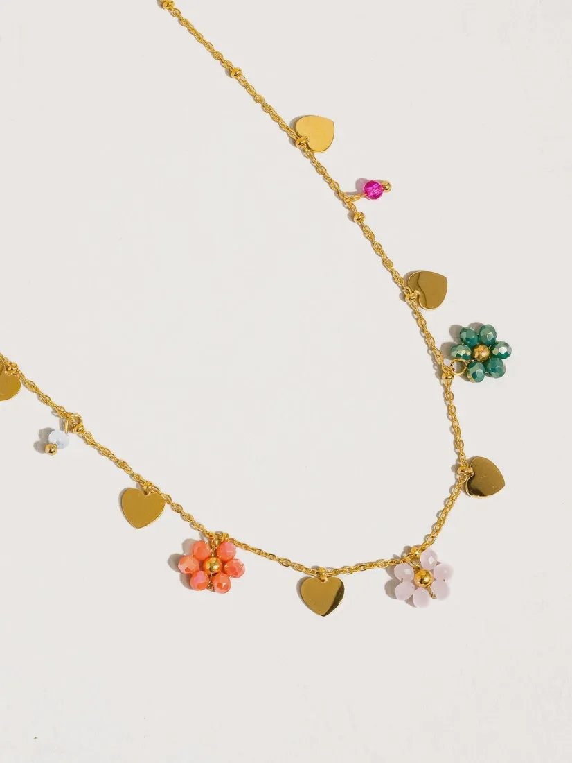 Blossom Love 18K Gold Necklace