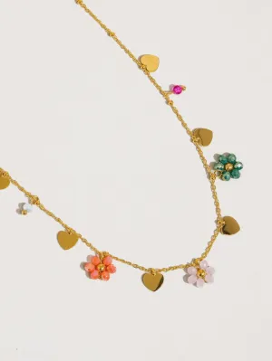 Blossom Love 18K Gold Necklace