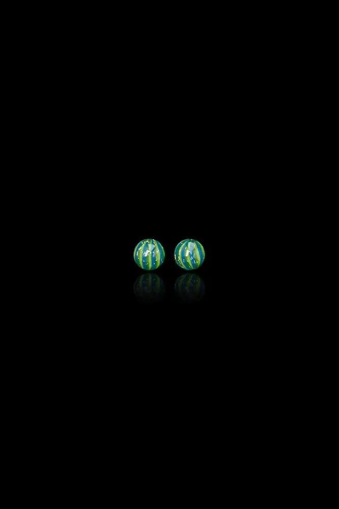 Calibear 6mm Classic Dichro Cactus Terp Pearls - 2pc Set