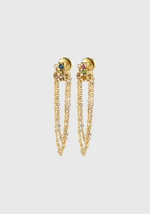 Chain Loop Earrings_Gold