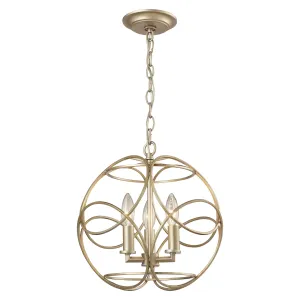 Chandette 14" Wide 3-Light Pendant