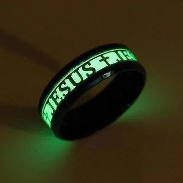 Christian Ring <br> Glowing Jesus