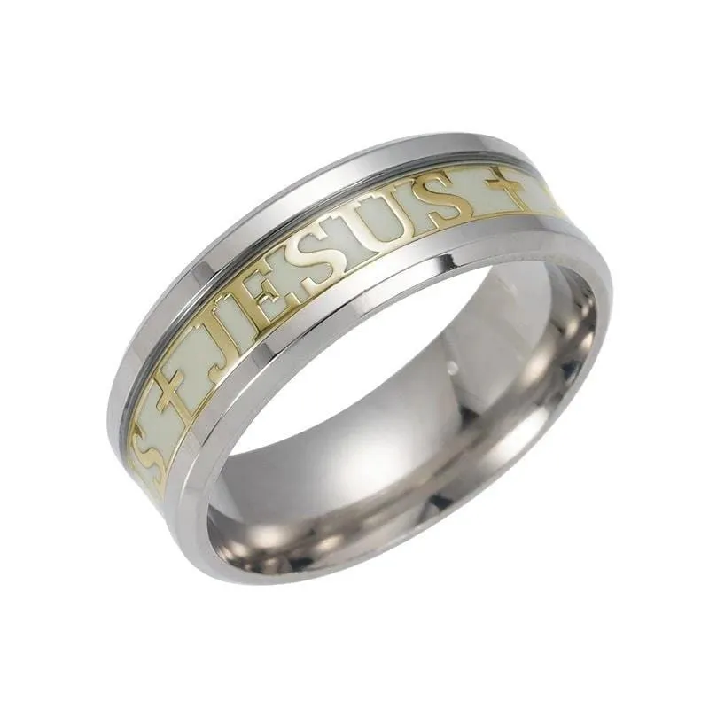 Christian Ring <br> Glowing Jesus