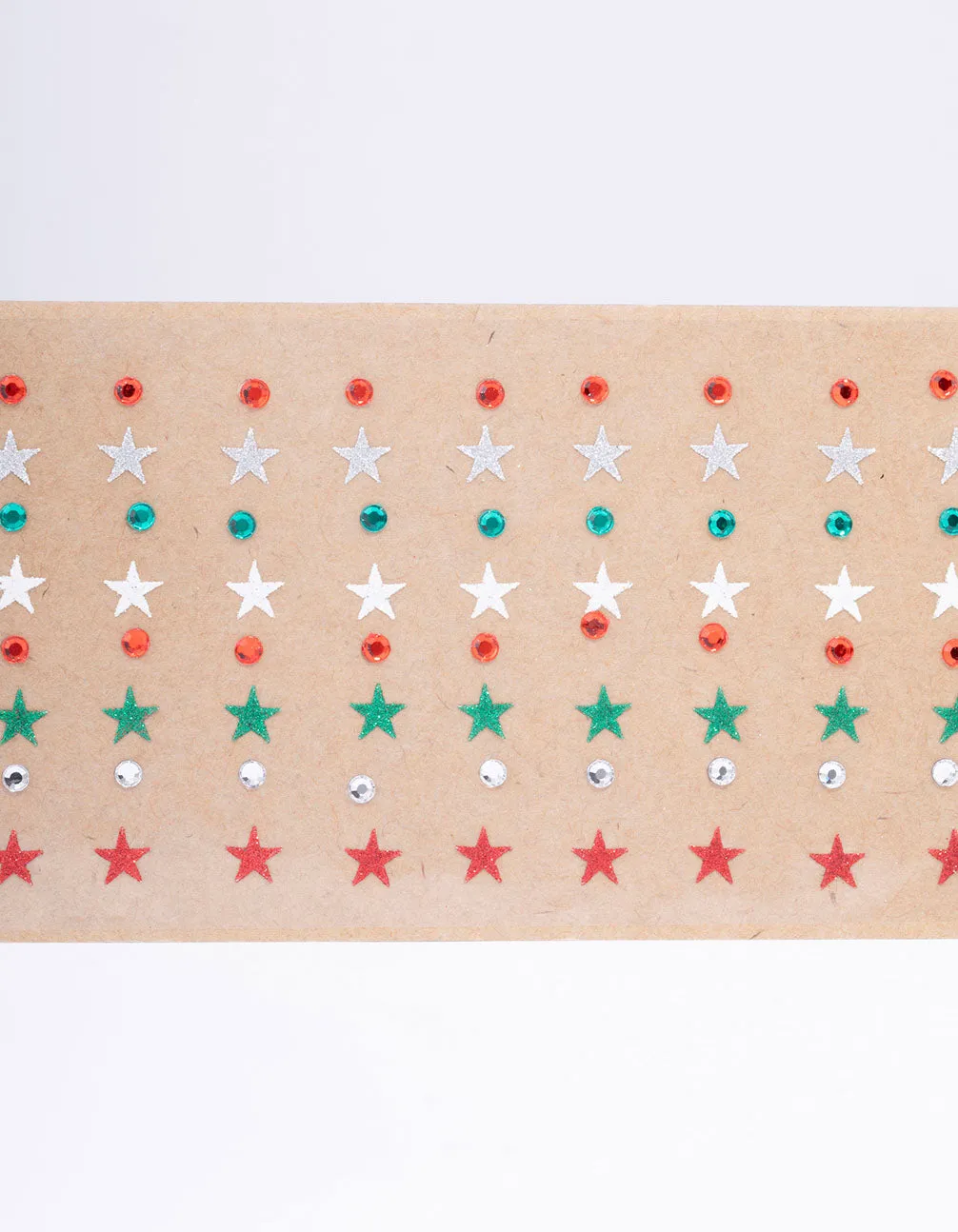 Christmas Star & Diamante Face Jewels