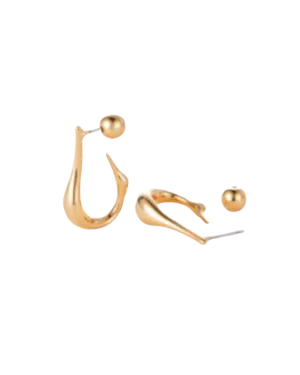 Colette Hoops small (High Polish Gold)