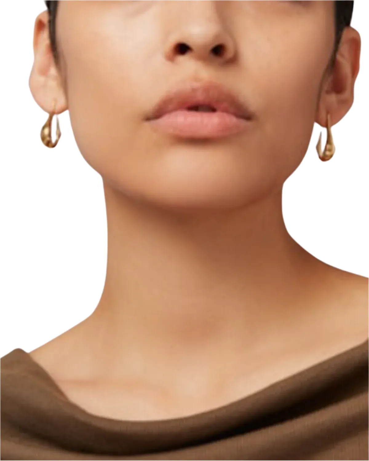 Colette Hoops small (High Polish Gold)
