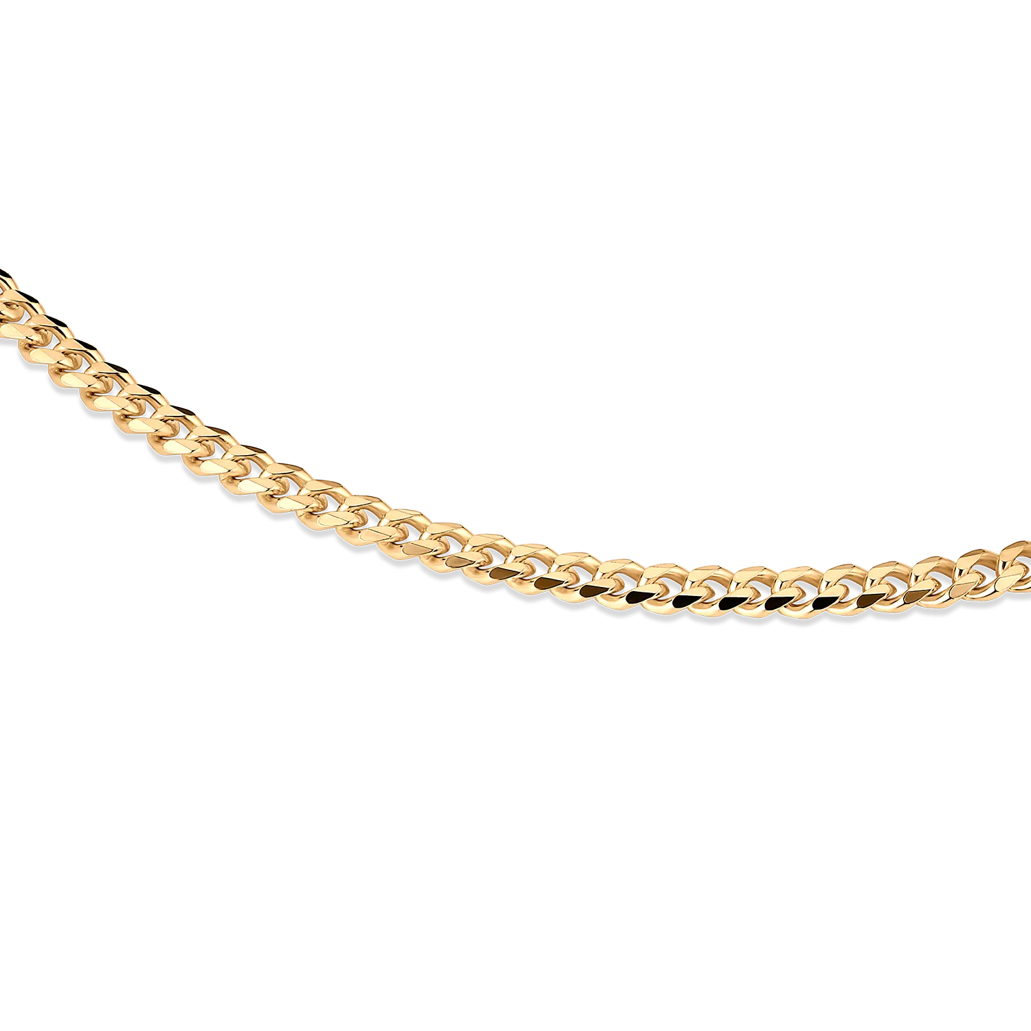 Curb Chain, Gold Vermeil (3mm)