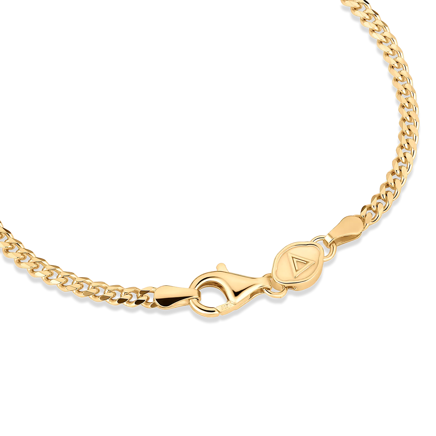 Curb Chain, Gold Vermeil (3mm)