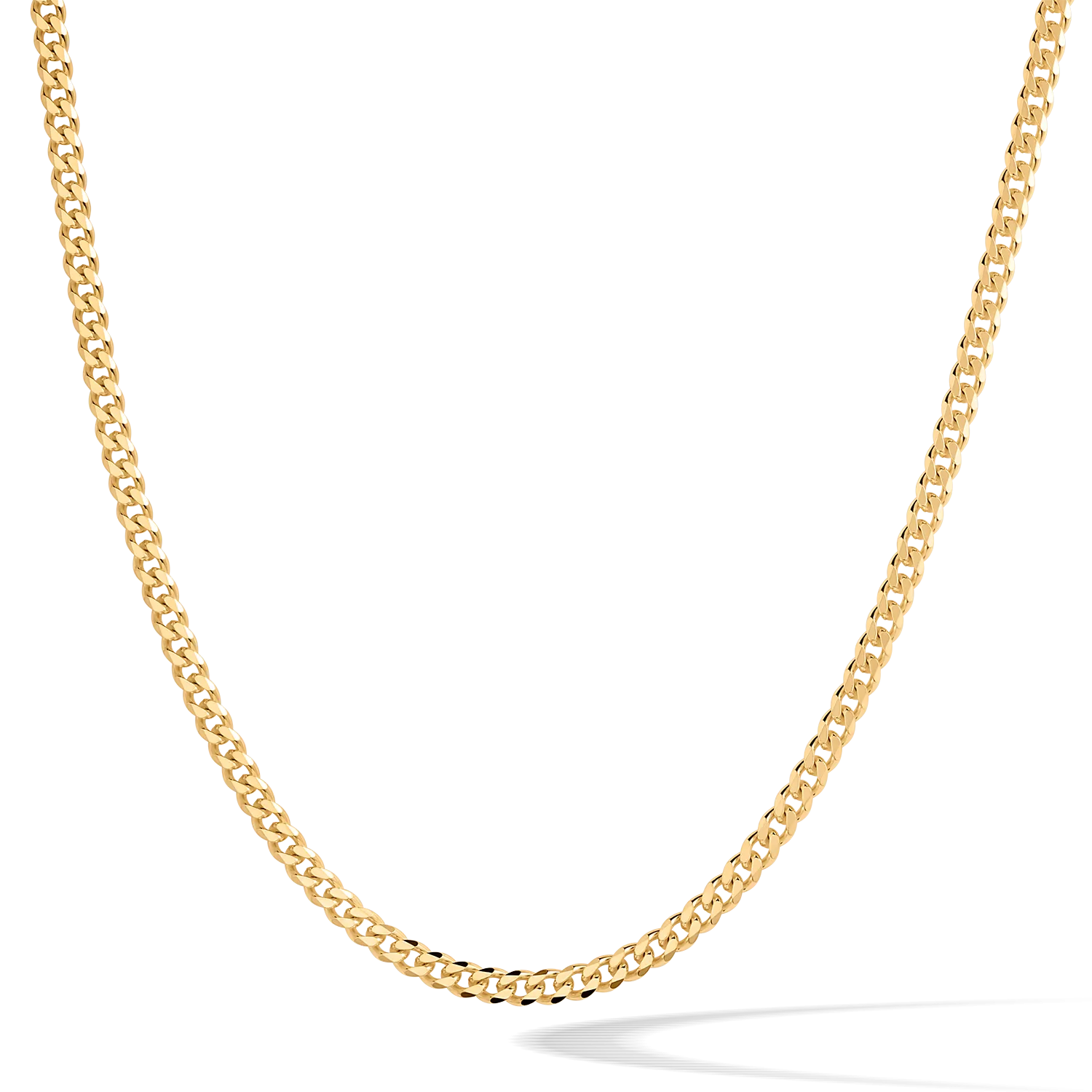 Curb Chain, Gold Vermeil (3mm)
