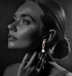 Dripping Diamond Earrings