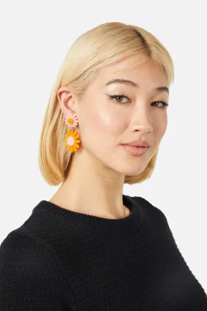Drop Daisy Earrings