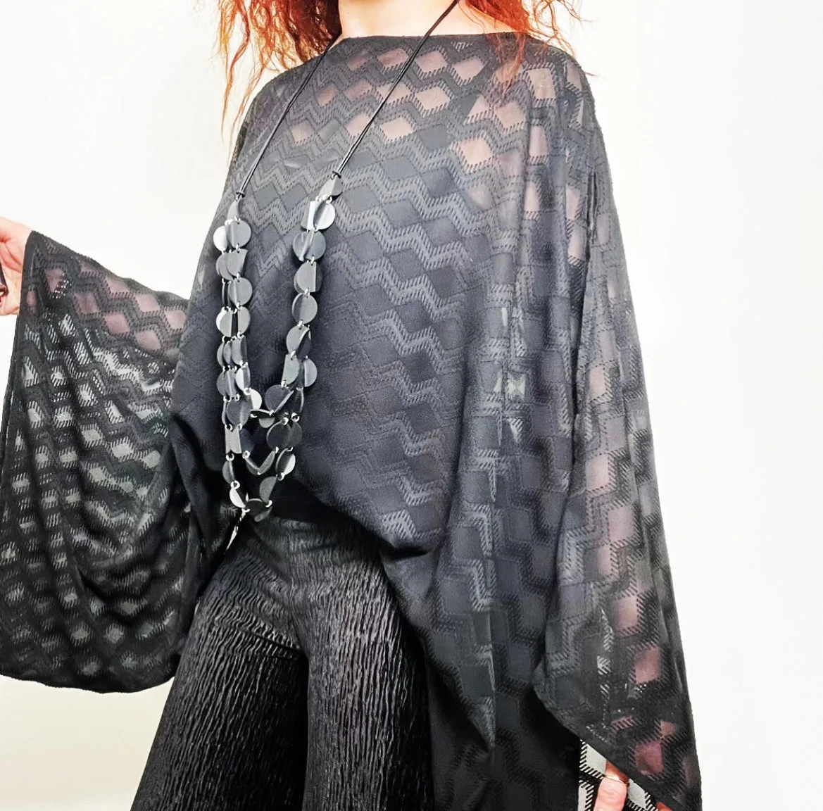 Game Changer Top - Soft zigzag black