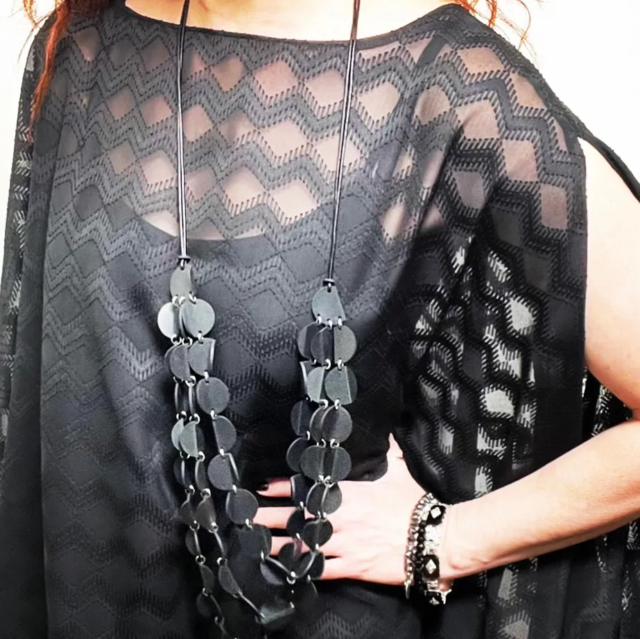 Game Changer Top - Soft zigzag black
