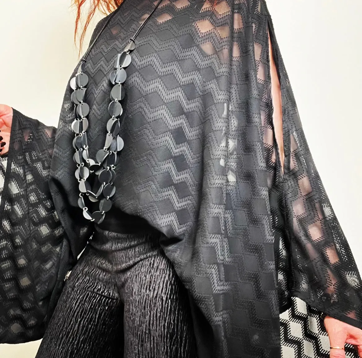 Game Changer Top - Soft zigzag black