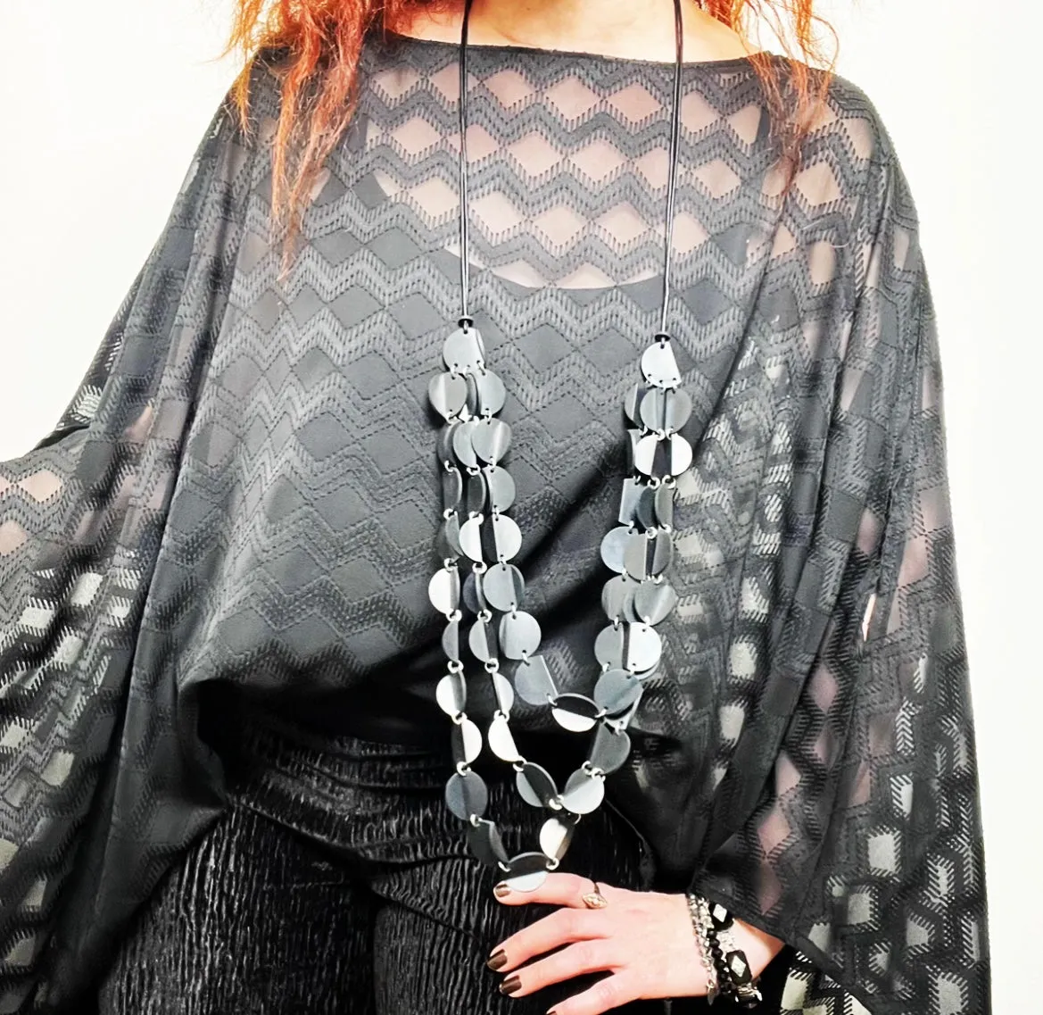 Game Changer Top - Soft zigzag black