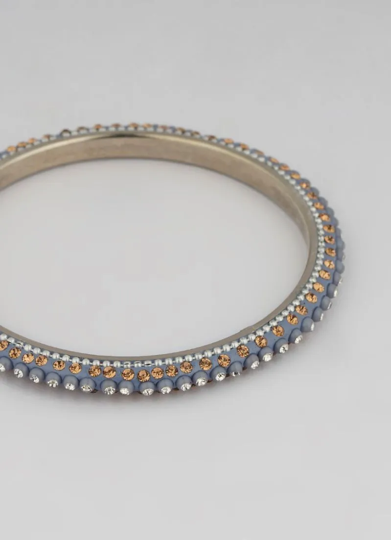Grey Four Pcs Bangle Set