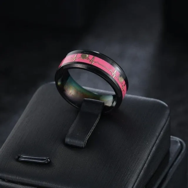 Heartbeat Glowing Rings