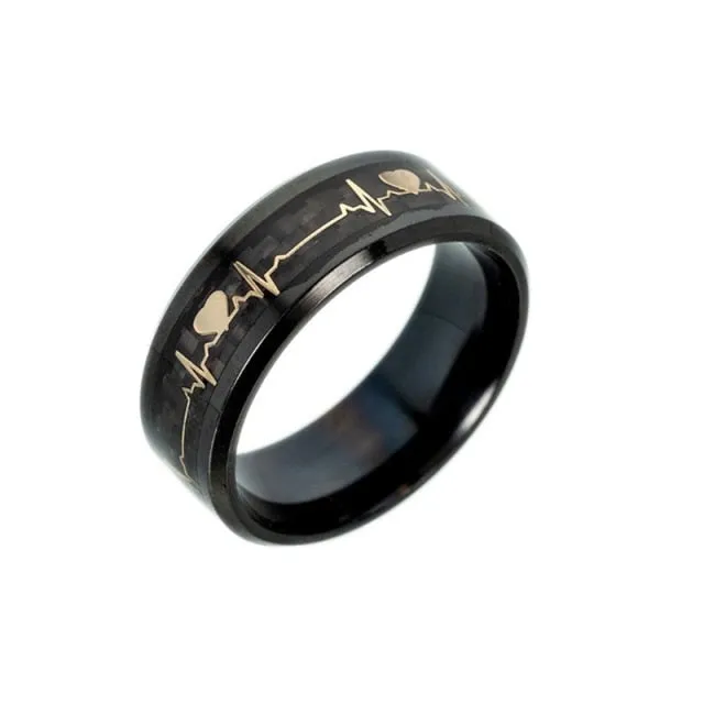 Heartbeat Glowing Rings