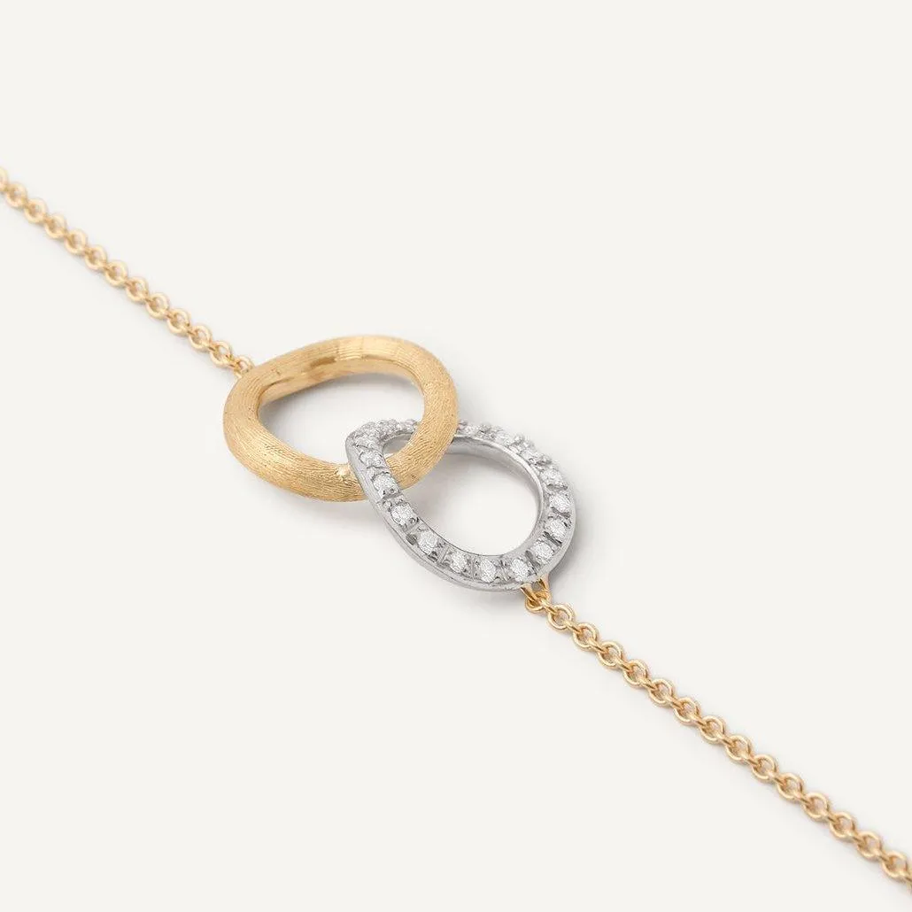 Marco Bicego Jaipur Delicati 18k Gold Diamond Bracelet