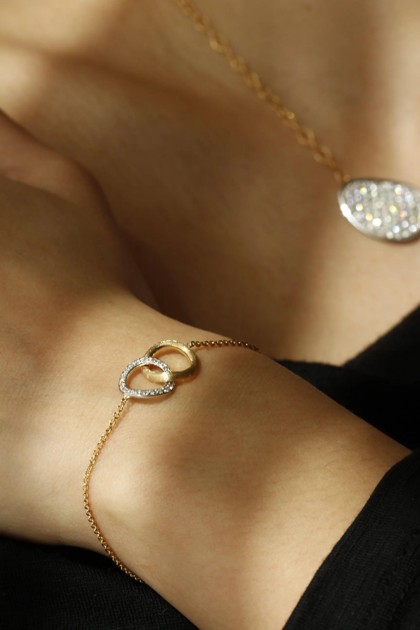 Marco Bicego Jaipur Delicati 18k Gold Diamond Bracelet