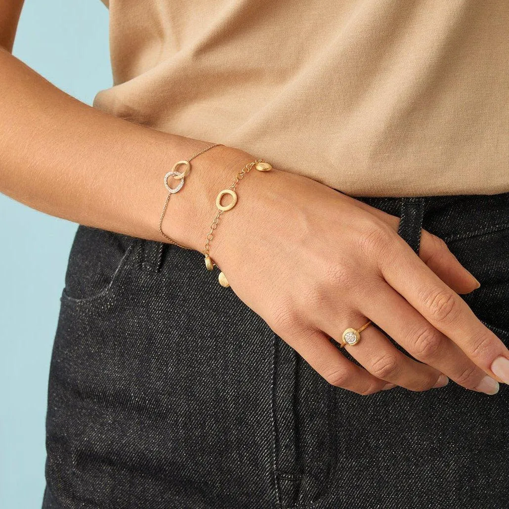 Marco Bicego Jaipur Delicati 18k Gold Diamond Bracelet