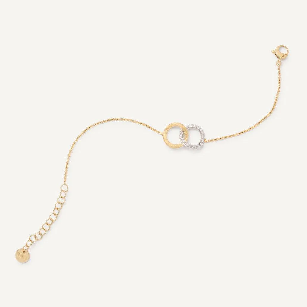 Marco Bicego Jaipur Delicati 18k Gold Diamond Bracelet