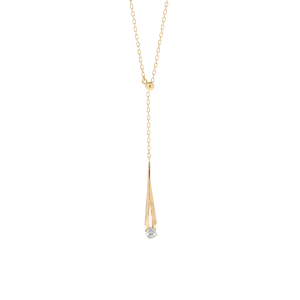 Meteor adjustable lariat necklace
