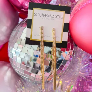 Mirrorball Earrings - Gold
