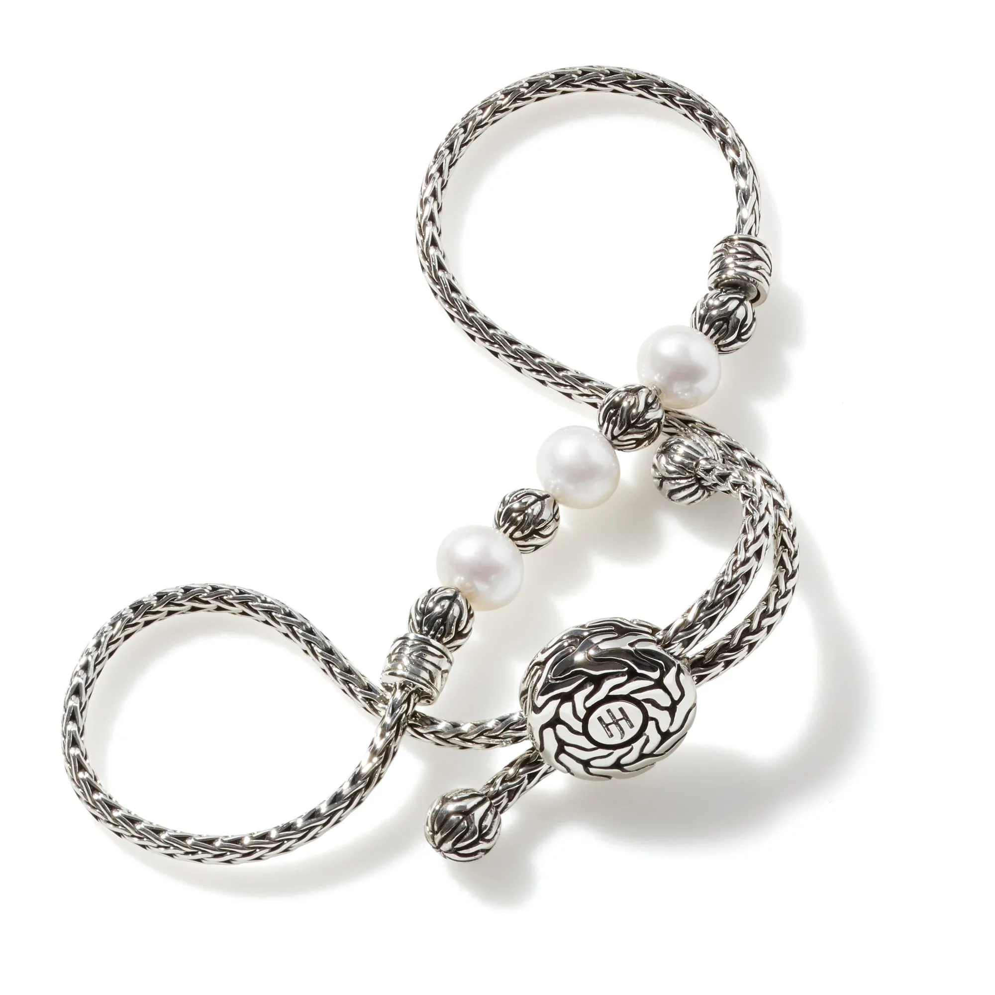 Pearl Slider Bracelet, Sterling Silver|BB900008
