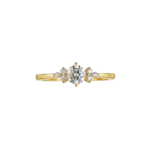 Round brilliant joy ring