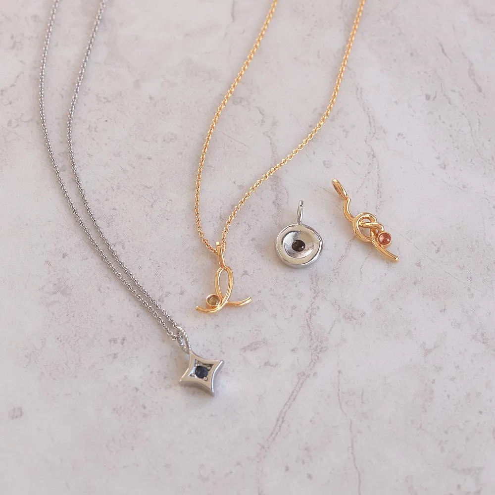 Silver Tone Flat Chain Necklace