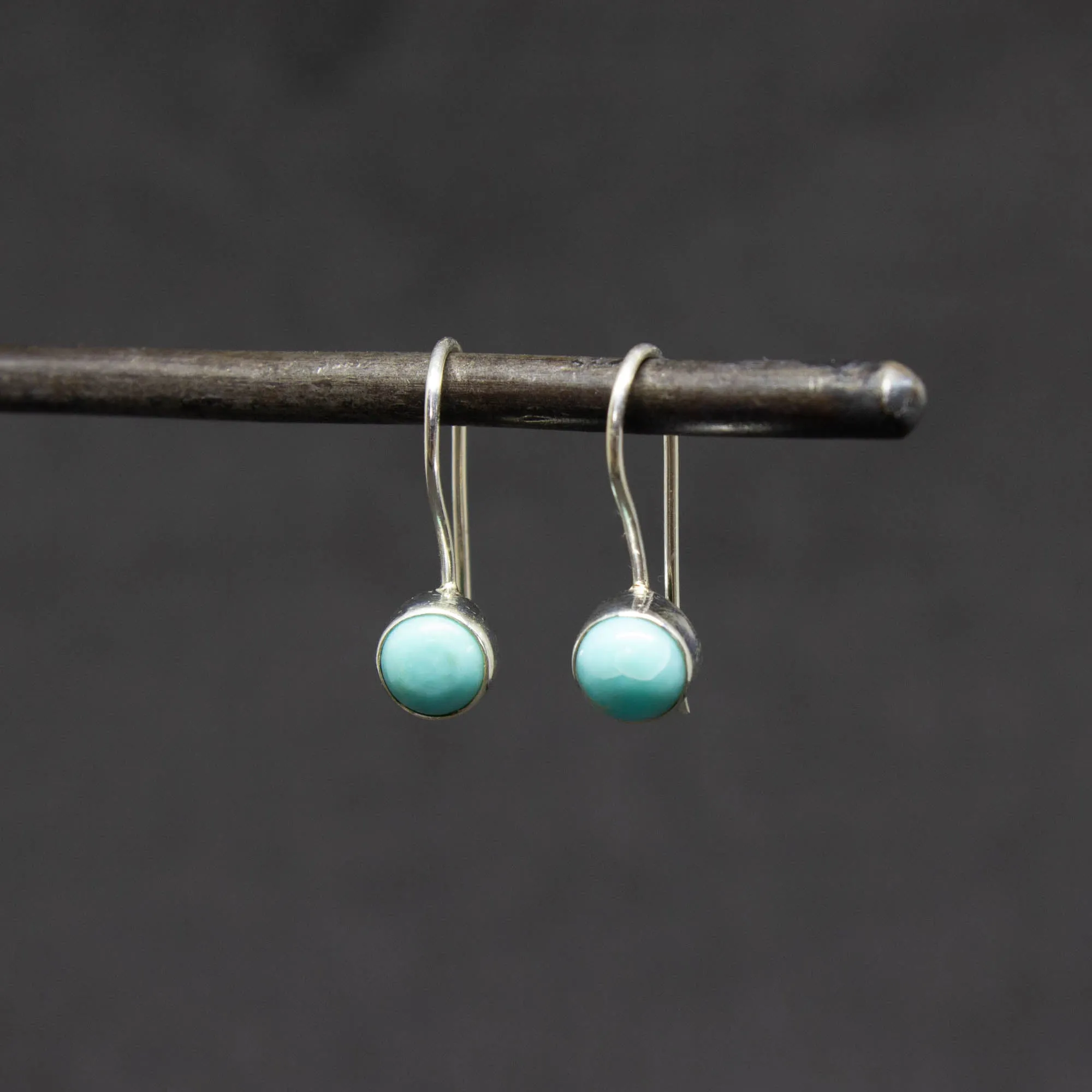 Small Turquoise Drop Earrings 