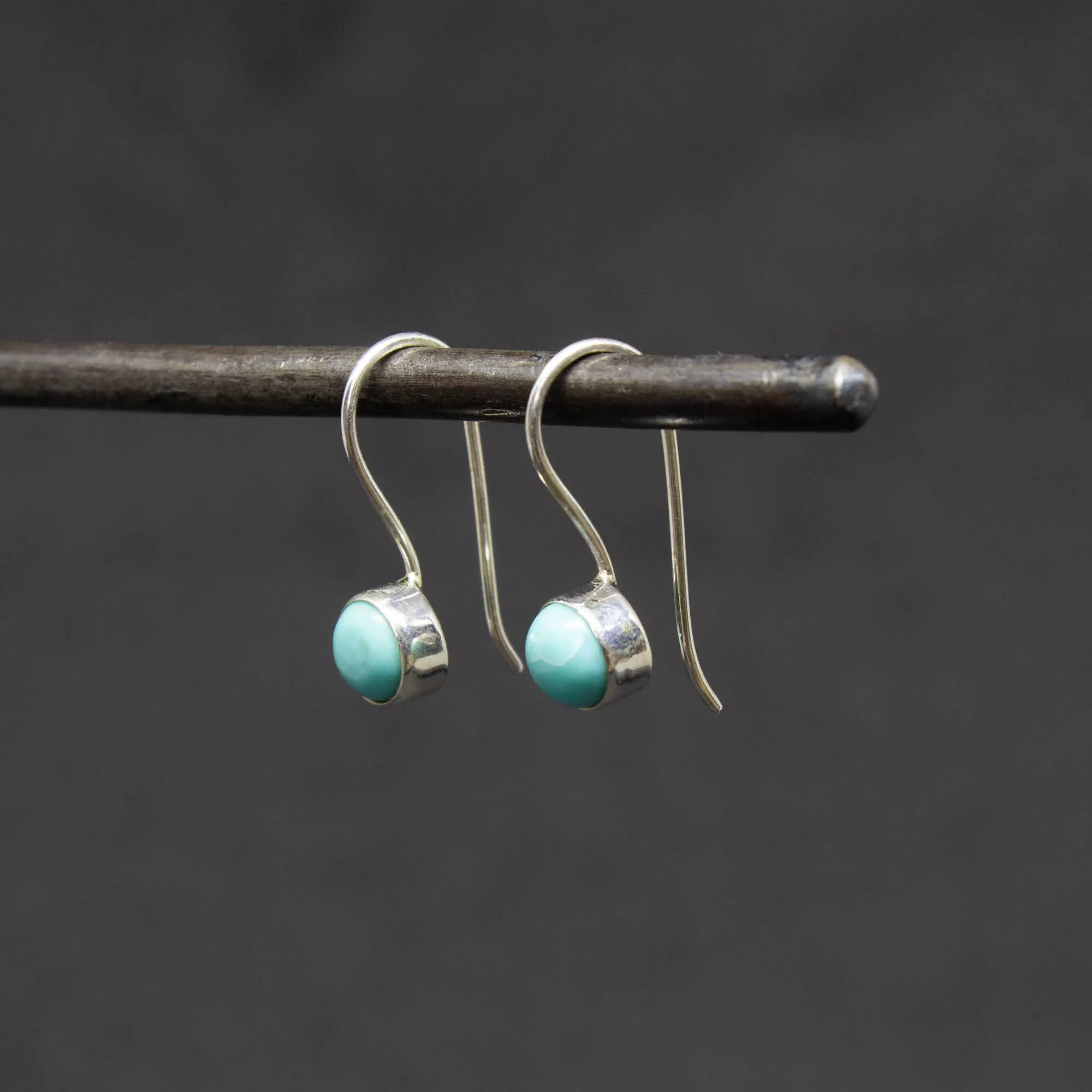 Small Turquoise Drop Earrings 