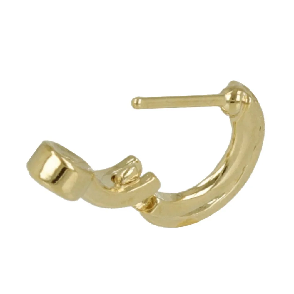 Smooth Touch Double Strand Hoop Earrings