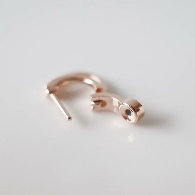 Smooth Touch Double Strand Hoop Earrings