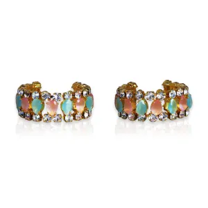 Stone Bangle - 0.5 Inches | Multicolour Stone Jewelry/ Jewellery for Deity