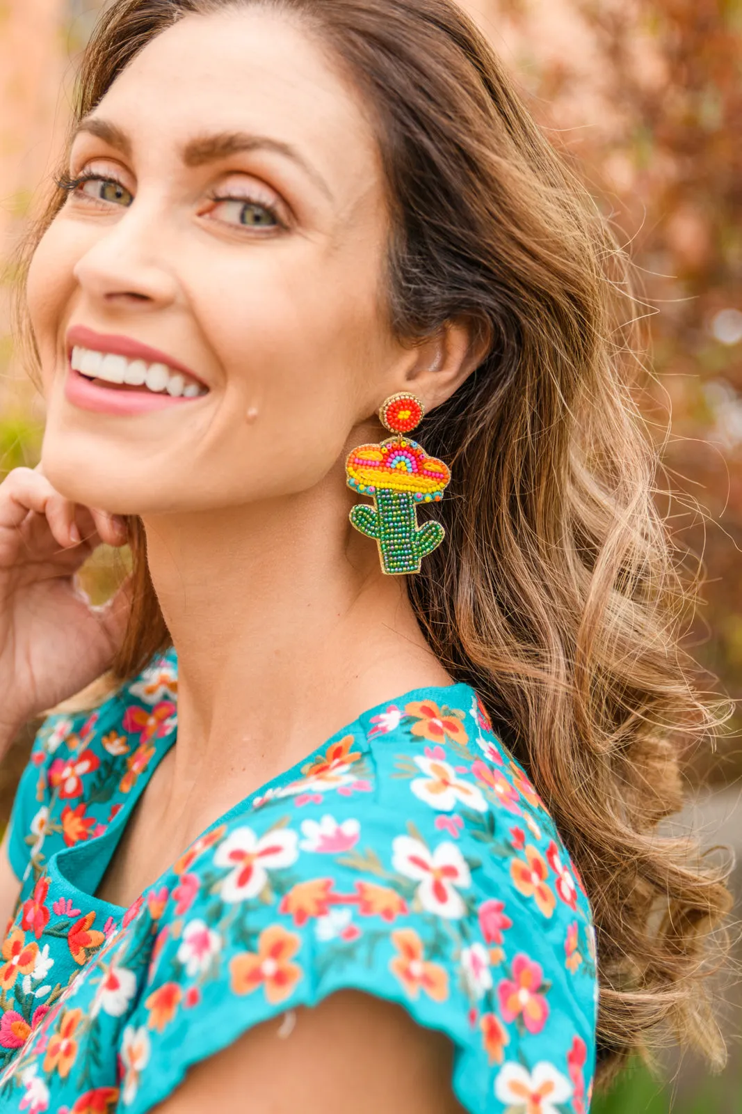 Summer Cactus Earrings
