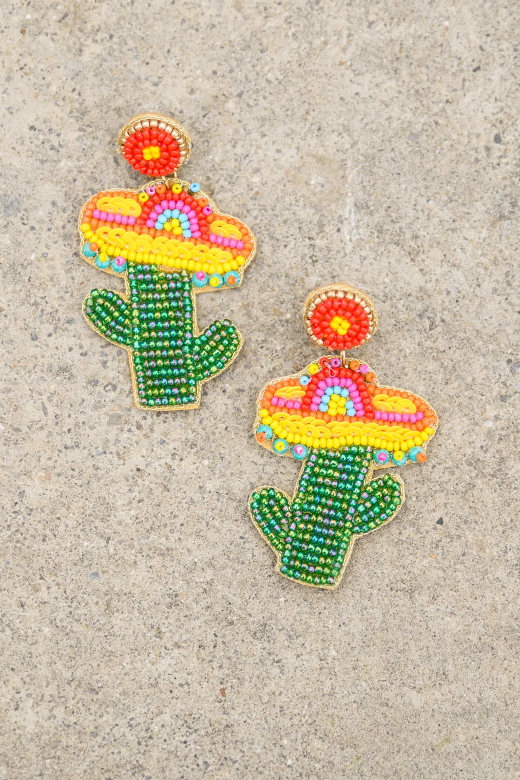 Summer Cactus Earrings