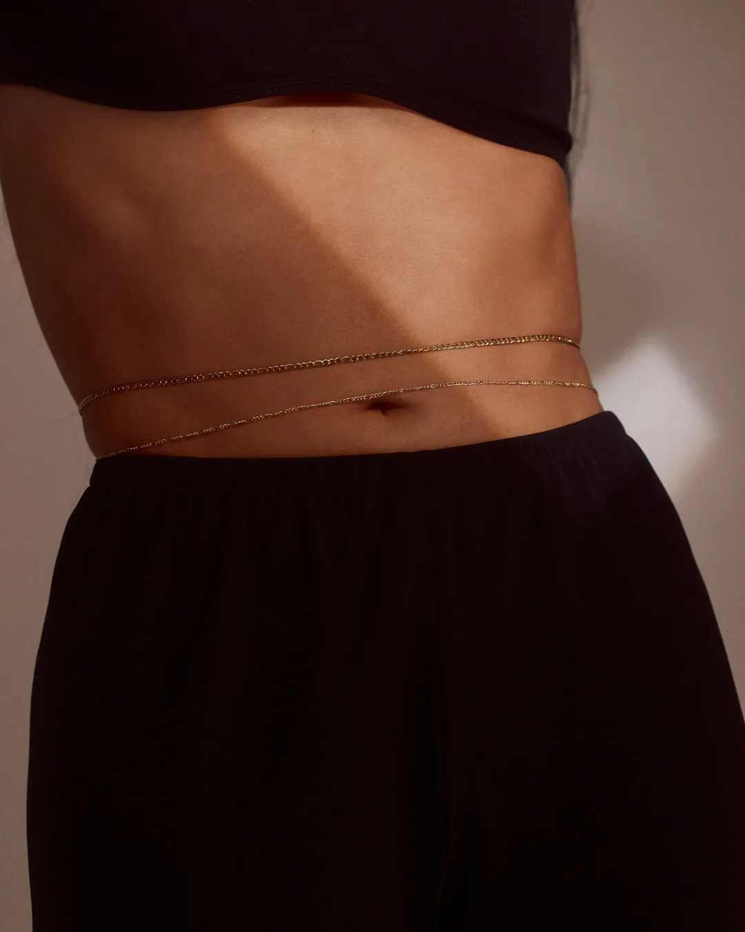 The Suganami Belly Chain Set- Gold