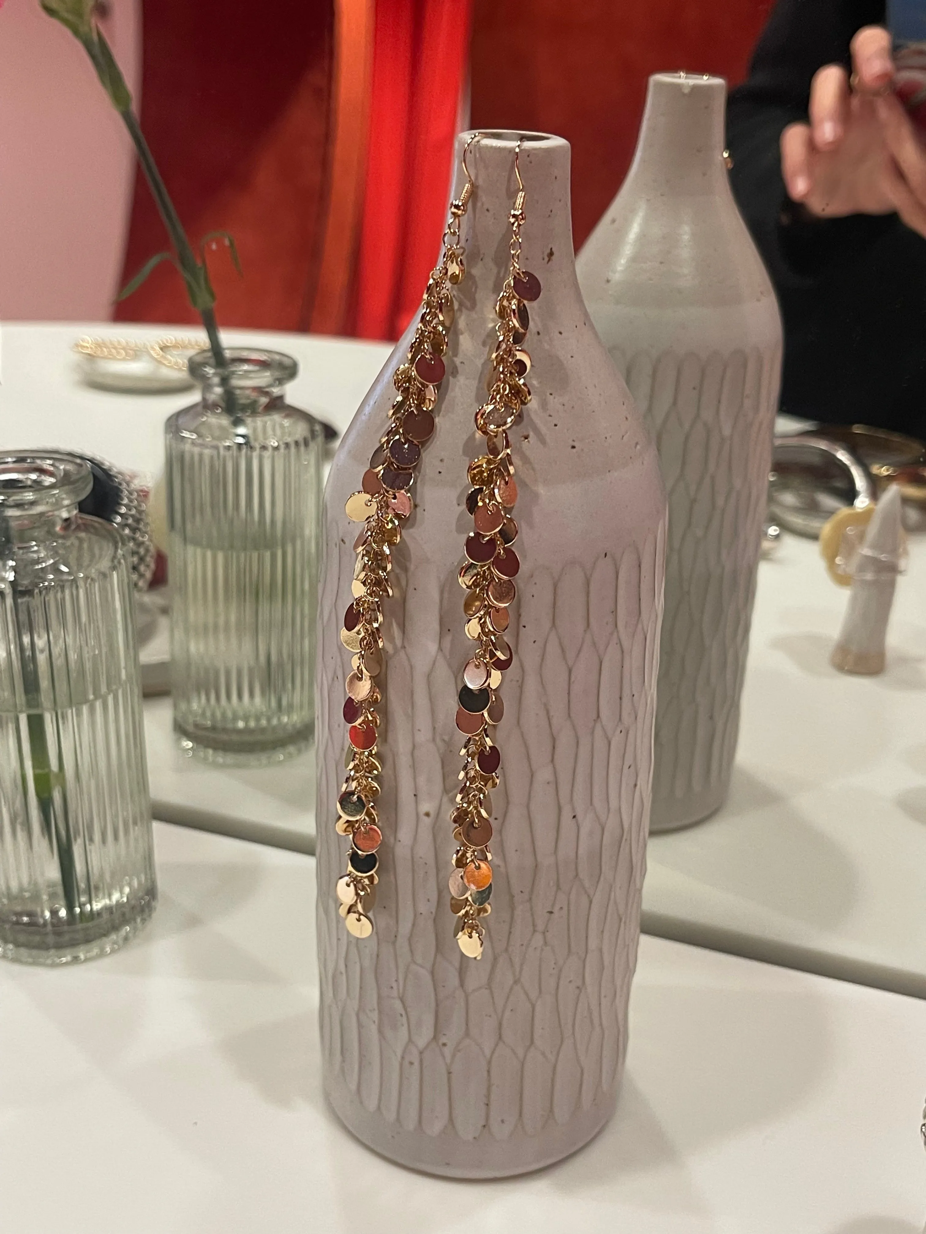 Tinsel Gold Earrings