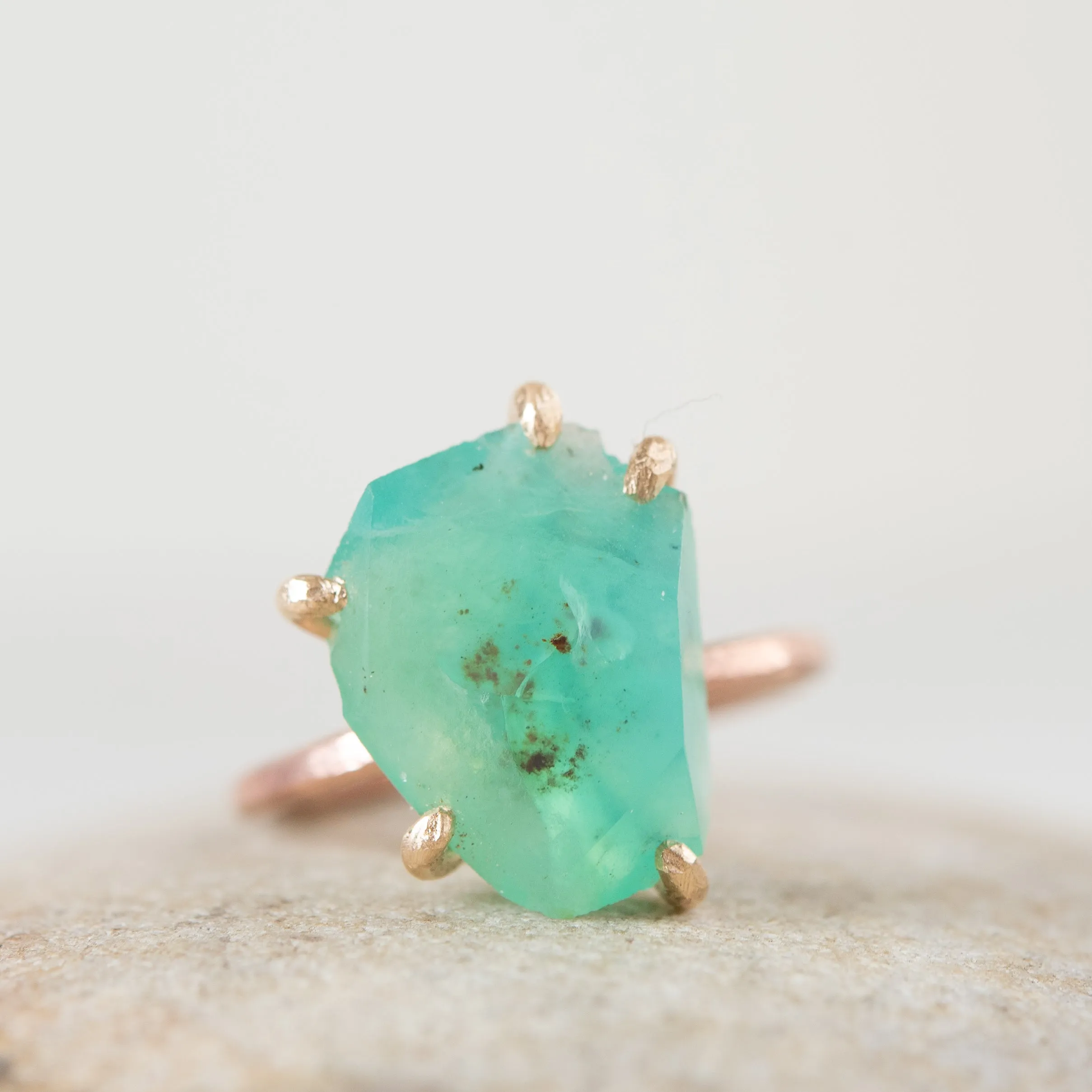 Variance Objects Peruvian Opal & 14k Gold Ring