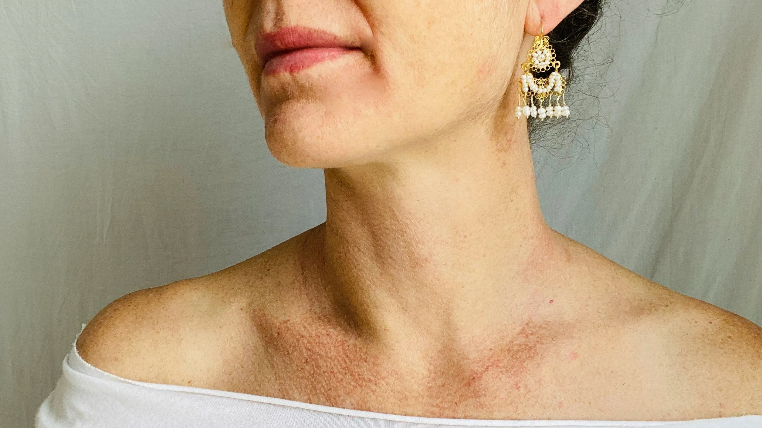 Vintage Oaxacan Gold Filigree Earrings with Pearls. 10k. Mexico. Frida Kahlo. 0048